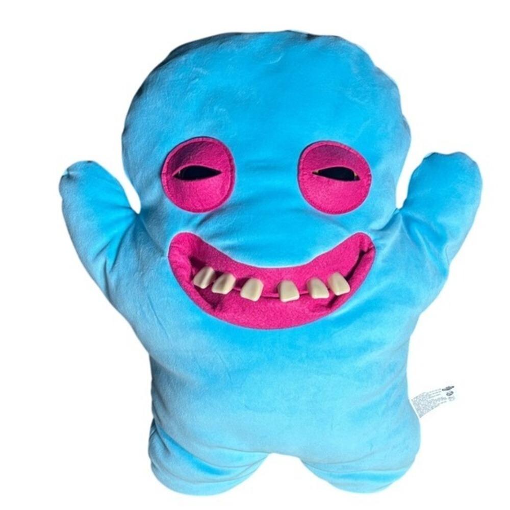 Fuggler Bigg Fuggs Shameless Goof Blue 18" XL Multicolored Plush Toy Gift NEW